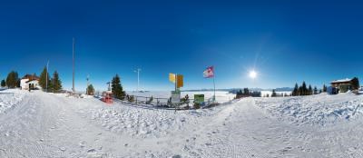 Chemin panoramique en hiver – visite virtuelle à 360°