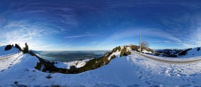 Rigi Staffel en hiver – visite virtuelle à 360°